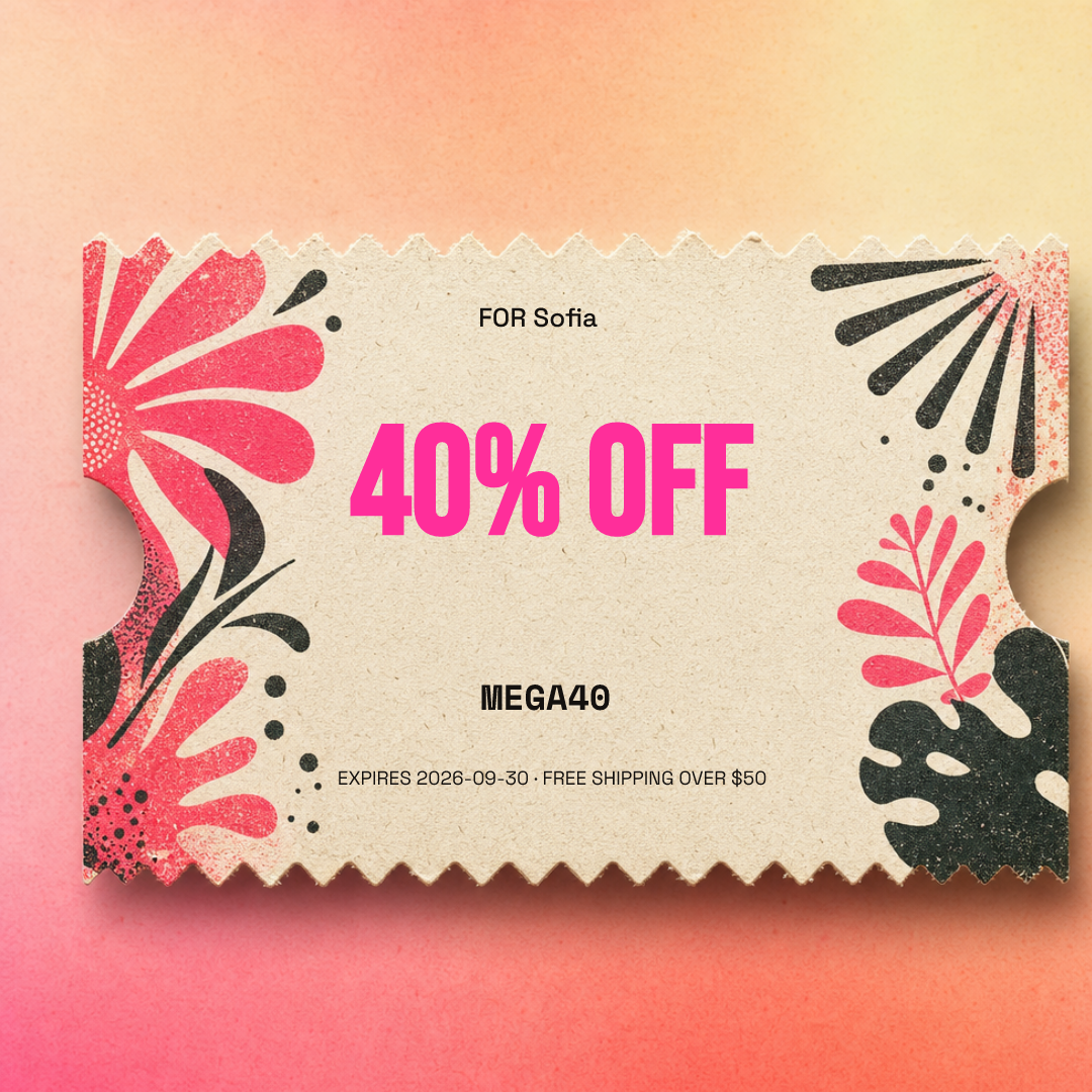 40% mega coupon for Sofia